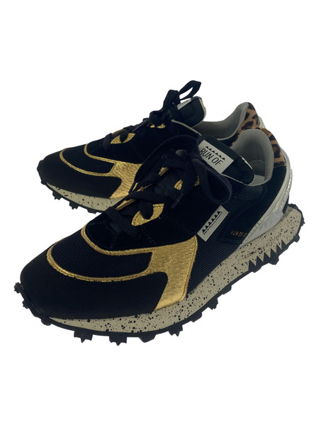 RUNーOF LEON別注 RUNLEON1 DARK LEOPARD BLACK/GOLD スニーカー 41