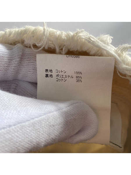 UNUSED 23SS 10oz denim hat デニムバケットハット ホワイト