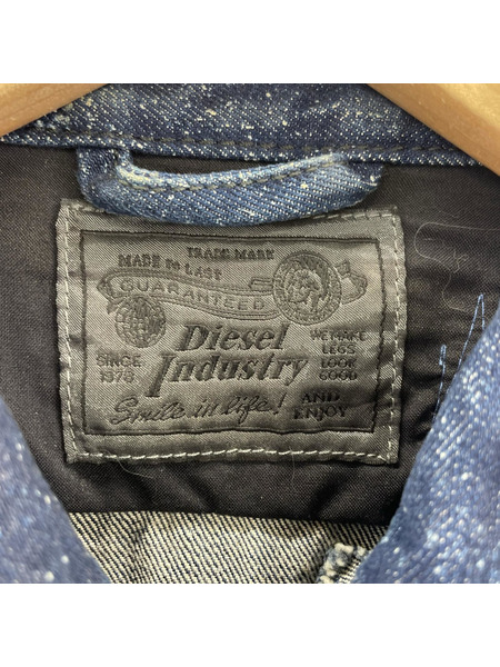 DIESEL デニムジャケット リペア/サビ加工 インディゴ