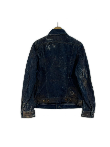 DIESEL デニムジャケット リペア/サビ加工 インディゴ