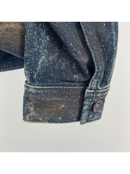 DIESEL デニムジャケット リペア/サビ加工 インディゴ