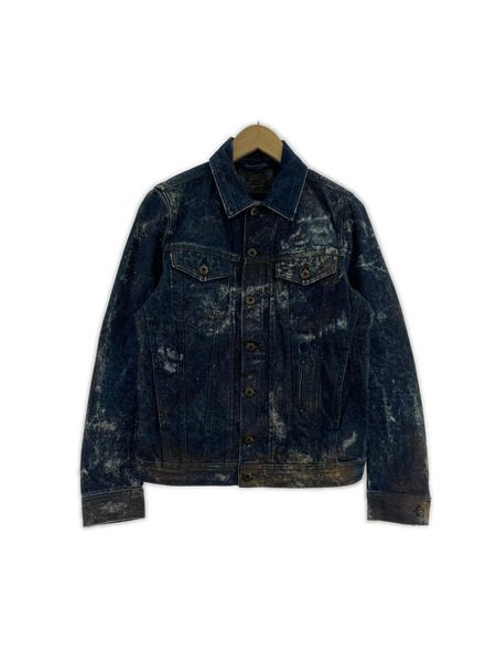 DIESEL デニムジャケット リペア/サビ加工 インディゴ