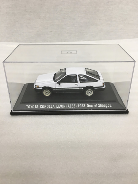 EBBRO 1/43 TOTOTA COROLLA LEVIN AE86 1983 White Black[値下]