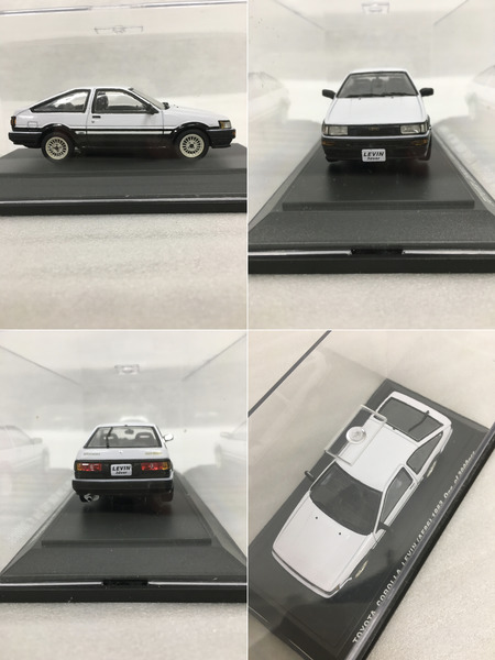 EBBRO 1/43 TOTOTA COROLLA LEVIN AE86 1983 White Black[値下]