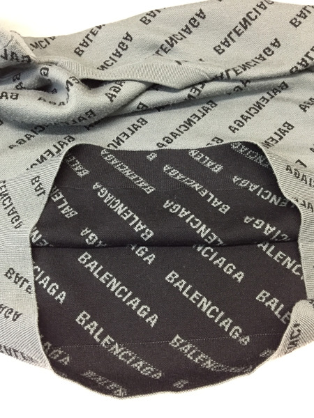 BALENCIAGA 22年 MIRROR MINI ALLOVER LOGO オールオーバーロゴニット S