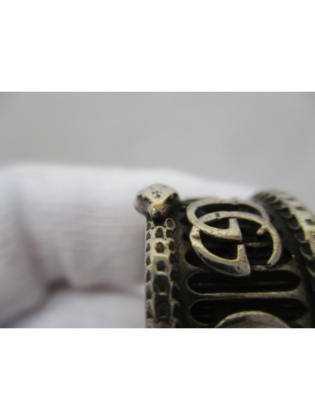 アクセサリー ダブルG スネークリング 925