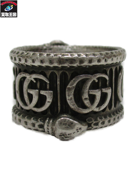 アクセサリー ダブルG スネークリング 925