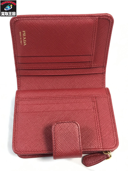 PRADA プラダ コンパクトウォレット SAFFIANO METAL ORO サフィアーノ サイフ 財布