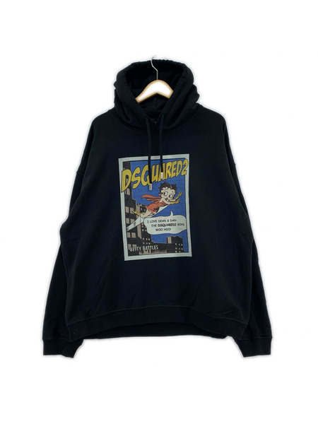 DSQUARED2 パーカー BETTY BOOP REGULAR FIT HOODIE SWEATSHIRT