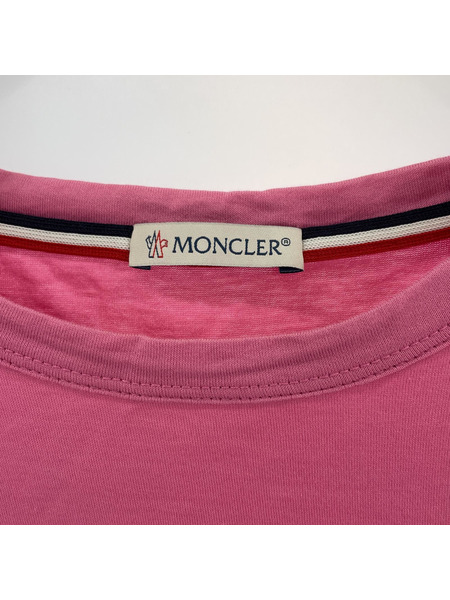 MONCLER/SS刺繍T/S/PNK[値下]
