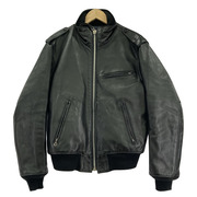 AVIREX レザージャケット 牛革 USA製 レザーフライトジャケット（M）BLK