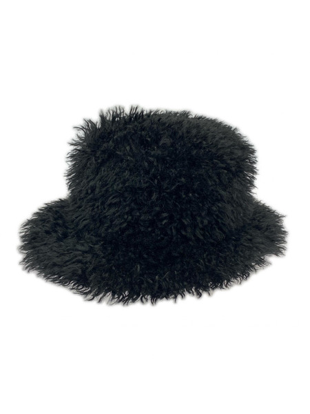 Yohji Yamamoto s'yte Poudre Fur Circle Hat ファーハット 黒