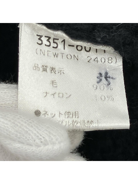 DRIES VAN NOTEN ライカ期 ARCHIVE ケーブルタートルネックセーター 黒 (M)