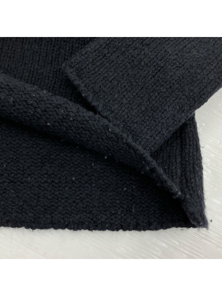 DRIES VAN NOTEN ライカ期 ARCHIVE ケーブルタートルネックセーター 黒 (M)