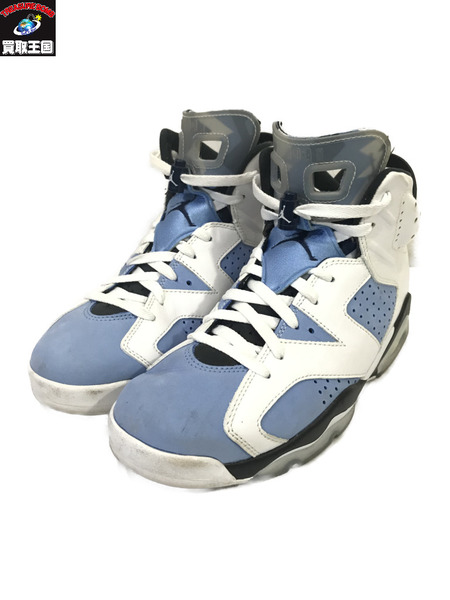 NIKE AIR JORDAN 6 University Blue CT8529-410 26.5cm/白/水色/ナイキ/スニーカー[値下]