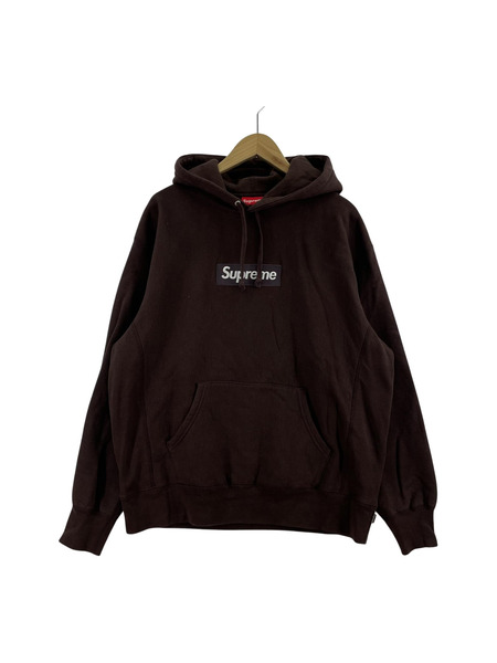 Supreme 　ボックスロゴ パーカー　ブラウン　M