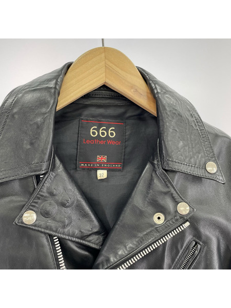 666 ライダース LJM-8 ダブルライダースジャケット 32
