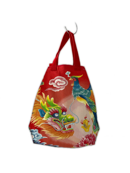 PLEATS PLEASE トートバッグ ドラゴン 鳳凰 トートバッグ[値下]