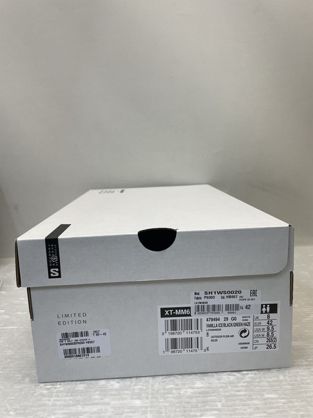 MM6×SALOMON XT-MM6 トレイルランニング 42 ホワイト