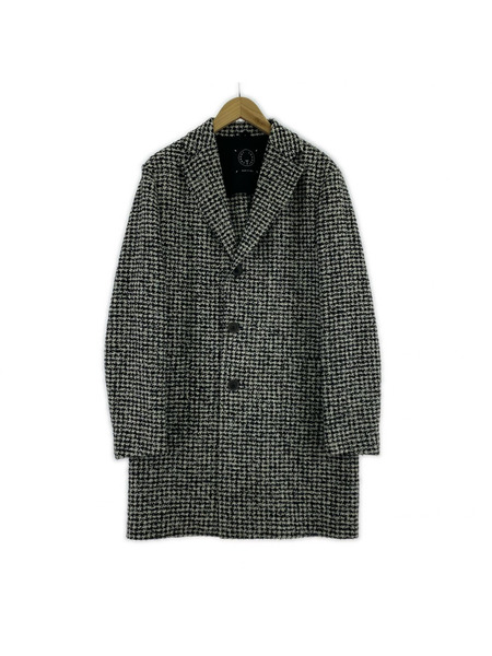 ソノ他 t-jacket チェスターコート 白黒 S