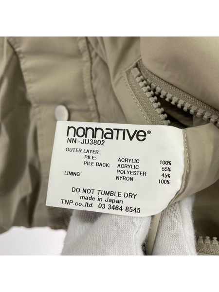 nonnative リバーシブル フリースジャケット ベージュ 2 NN-JU3802[値下]