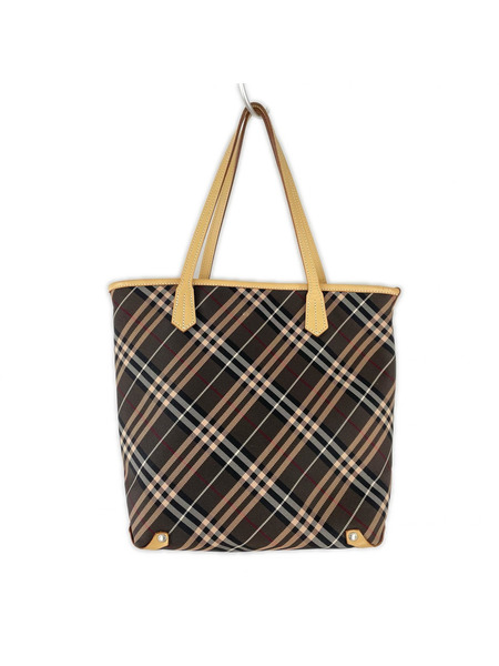 BURBERRY BLUE LABEL チェック柄トートバッグ
