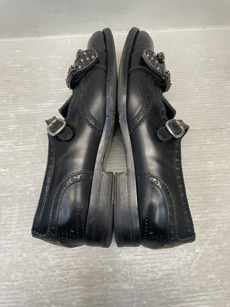 GUCCI QUEERCORE BROGUE MONK SHOE レザーシューズ 8 1/2