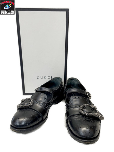 GUCCI QUEERCORE BROGUE MONK SHOE レザーシューズ 8 1/2