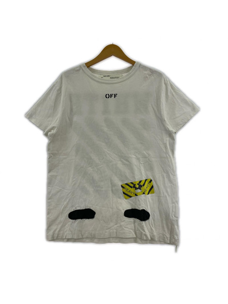 OFF-WHITE 半袖Tシャツ・カットソー off-white DIAGONAL SPRAY S/S T