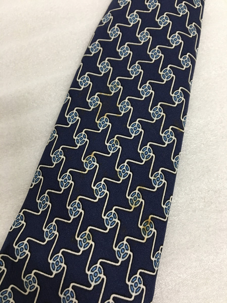 HERMES 総柄ネクタイ