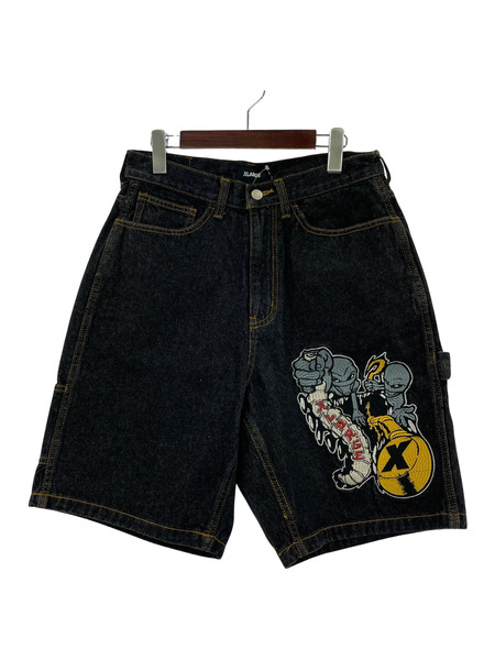 XLARGE ショートパンツ 24SS ALIENS DENIM SHORTS 30