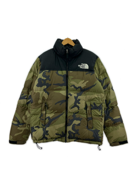 THE NORTH FACE Novelty Nuptse Jacket XL カモ 黒 ND91842