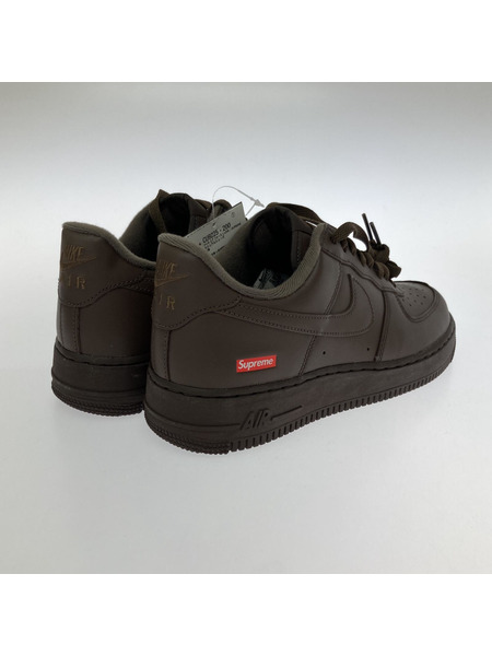 NIKE×SUPREME AIR FORCE 1 BRN 27.0cm