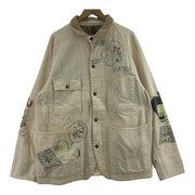 KAPITAL 24AW エイジングメモリアルペイントcactusカバーオール (XL) K2411LJ811