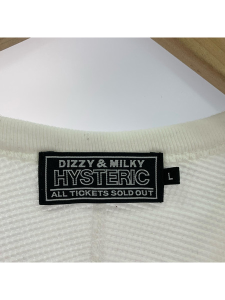 HYSTERIC GLAMOUR 長袖Tシャツ・カットソー 25AW サーマル 白 (L)