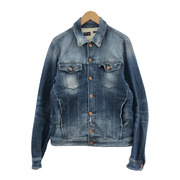 DIESEL ELSHAR スウェットデニムジャケット (M)