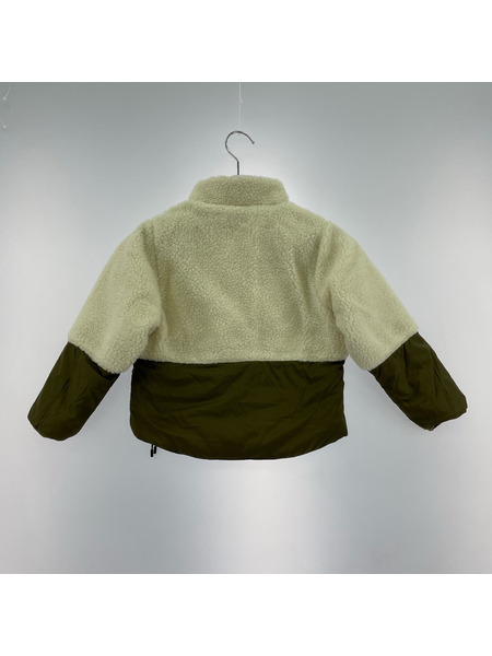 キッズ衣料 TAION KR102PNLMB リバーシブル 120 オリーブ アイボリー