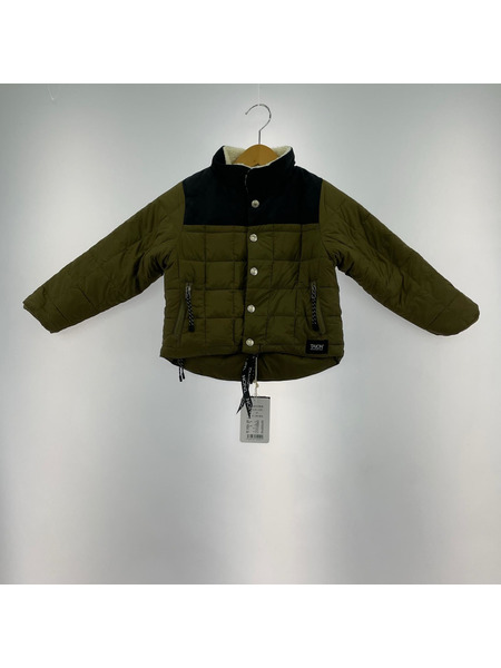 キッズ衣料 TAION KR102PNLMB リバーシブル 120 オリーブ アイボリー