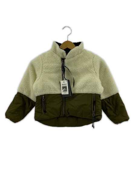 キッズ衣料 TAION KR102PNLMB リバーシブル 120 オリーブ アイボリー