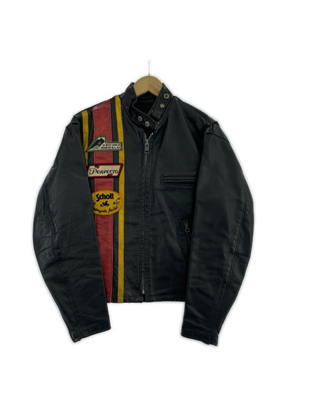 schott レザージャケット USA製 シングルカフェレーサー (36)