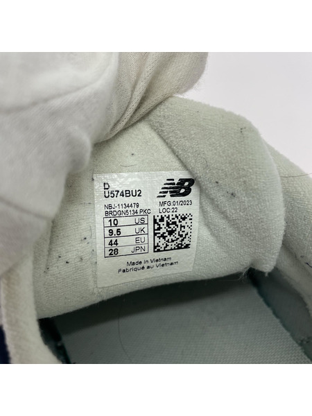 NEW BALANCE スニーカー U574BU2 28cm