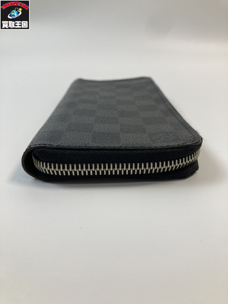 LOUIS VUITTON ルイヴィトン N62295 LV ダミエグラフィット ジッピーウォレット ヴェルティカル  イニシャル入り