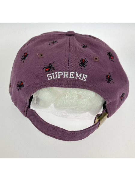 Supreme 16AW Embroidered Spiders 6-Panel 紫