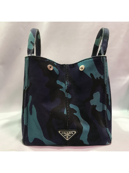 PRADA カナパトートバッグ カモフラ