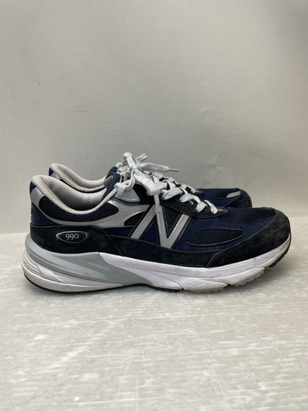 NEW BALANCE USA製 990V6 ローカットスニーカー 28cm ネイビー M990NV6