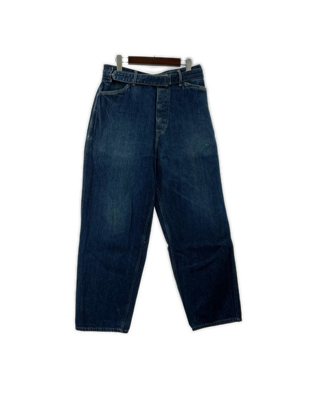 COMOLI デニム・ジーンズ 19AW デニムベルテッドパンツボトム