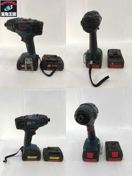 BOSCH 18Vバッテリー/インパクトドライバー/バッテリ2個・充電器付