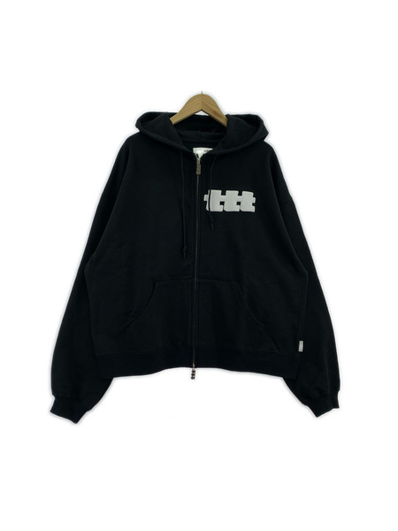 TTT_MSW パーカー(ジップアップ) 25SS/ジップアップ/黒