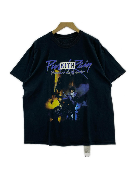 KITH VINTAGE Prince Purple Rain 2025 プリントTee XL 黒