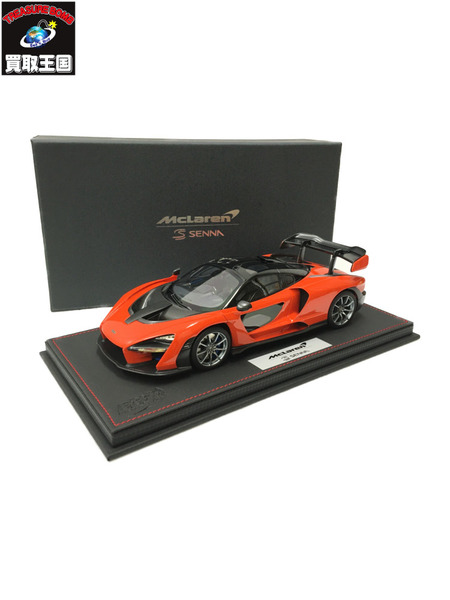 限定販売】 1/18 BBR McLaren オレンジ 2018 SENNA ミニカー